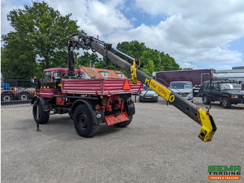 Автоманипулятор Unimog 416/U1100 4x4 - Hiab PK4600A - Open laadbak - Lier - Vangmuil/trekhaak - Mercedes Benz: фото 4