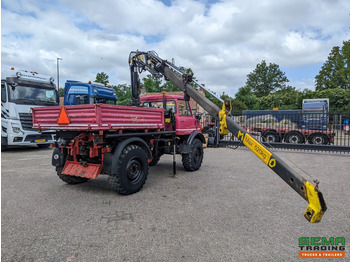 Автоманипулятор Unimog 416/U1100 4x4 - Hiab PK4600A - Open laadbak - Lier - Vangmuil/trekhaak - Mercedes Benz: фото 3