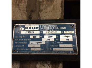 Навесное оборудование Kaup Sideshift 1000 mm: фото 2