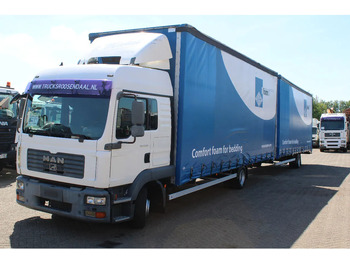 Тентованный грузовик MAN TGL 8.210 + TRAILER + SLEEPCAB COMBI: фото 2 Тентованный грузовик MAN TGL 8.210 + TRAILER + SLEEPCAB COMBI: фото 2