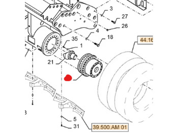 Бортовой редуктор CASE