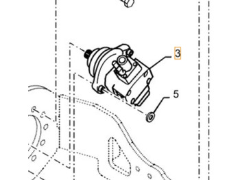 Гидравлический мотор CASE