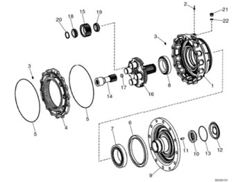 Ось и запчасти CASE