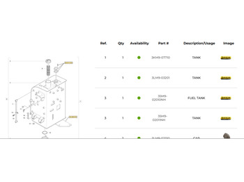 Топливный бак NEW HOLLAND