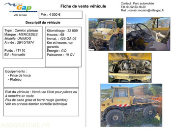 Грузовик бортовой/ Платформа UNIMOG