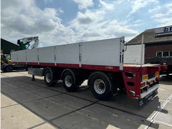 Полуприцеп бортовой/ Платформа Floor FLO 18 30 S2 + KENNIS CRANE 3X STEERING AXLE: фото 4