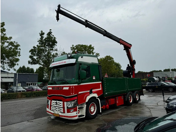 Грузовик бортовой/ Платформа, Автоманипулятор Renault T HIGH 520 6X2 EURO 6 + PALFINGER PK16002 ROTOR FUNCTION: фото 3