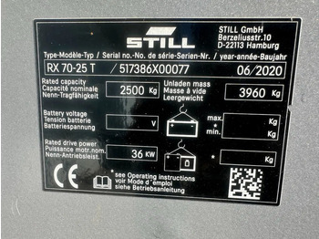 Газовый погрузчик Still RX70-25 T 2.5 ton Duplex Sideshift LPG Heftruck 2020: фото 4