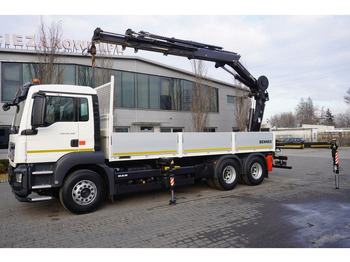 MAN TGS 26.400 + HIAB 244 EP-4 HIDUO crane в лизинг MAN TGS 26.400 + HIAB 244 EP-4 HIDUO crane: фото 1