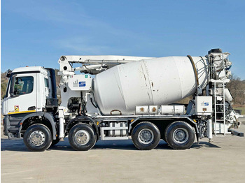 Автобетоносмеситель Mercedes-Benz AROCS 3743 * Betonpumpe + FUNK * 8x4 * TOP: фото 4