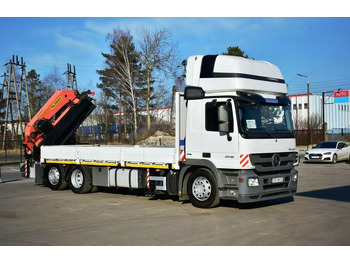 Автоманипулятор, Грузовик бортовой/ Платформа Mercedes-Benz Actros 2546 6x2 Palfinger PK 53002 Crane Kran: фото 2