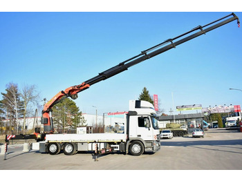 Автоманипулятор, Грузовик бортовой/ Платформа Mercedes-Benz Actros 2546 6x2 Palfinger PK 53002 Crane Kran: фото 3