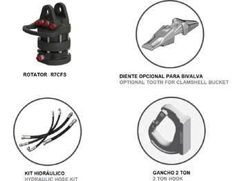 Новый Грейферный ковш для Кранов-манипуляторов Clamshell bucket for digging BV-M 400: фото 4 Новый Грейферный ковш для Кранов-манипуляторов Clamshell bucket for digging BV-M 400: фото 4