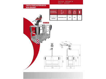 Новый Навесное оборудование для Кранов-манипуляторов Rotating Iron Work Basket CPGR-3H-F: фото 3