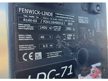 Ричтрак Linde R14X: фото 4 Ричтрак Linde R14X: фото 4