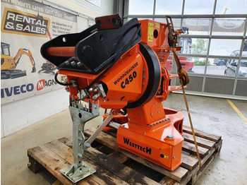 Навесное оборудование для Лесозаготовительной техники Westtech Woodcracker C450 MS21 Sammler Tiltator: фото 5