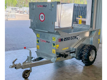 Новый Навозоразбрасыватель Cynkomet Rozrzutnik obornika 800 kg / Miststreuer Mini / SPREADER N-200: фото 5