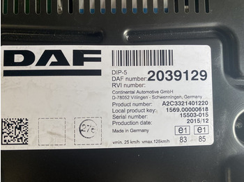 Приборная панель DAF: фото 2 Приборная панель DAF: фото 2