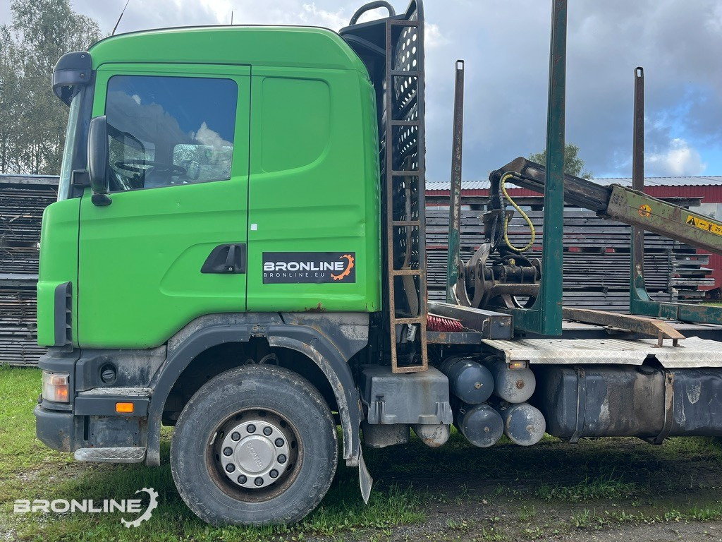 2001 Scania R144 6x4 Loglift + 1997 Närko TP3-RT-280 - Лесовоз, Автоманипулятор: фото 4 2001 Scania R144 6x4 Loglift + 1997 Närko TP3-RT-280 - Лесовоз, Автоманипулятор: фото 4