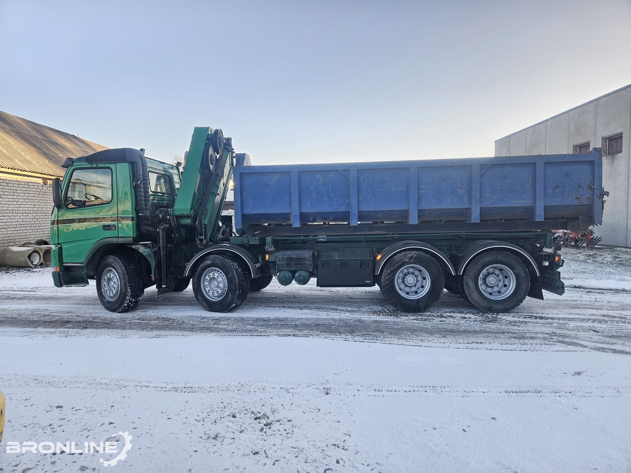 2002 Volvo FM12 8x4 Cable lift + Crane HMF - Тросовый мультилифт, Автоманипулятор: фото 4 2002 Volvo FM12 8x4 Cable lift + Crane HMF - Тросовый мультилифт, Автоманипулятор: фото 4