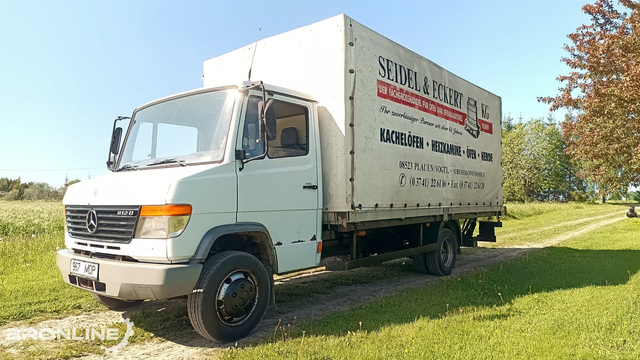 Mercedes-Benz Vario 812 4x2 tent box + lift N2 - Тентованный грузовик: фото 1 Mercedes-Benz Vario 812 4x2 tent box + lift N2 - Тентованный грузовик: фото 1