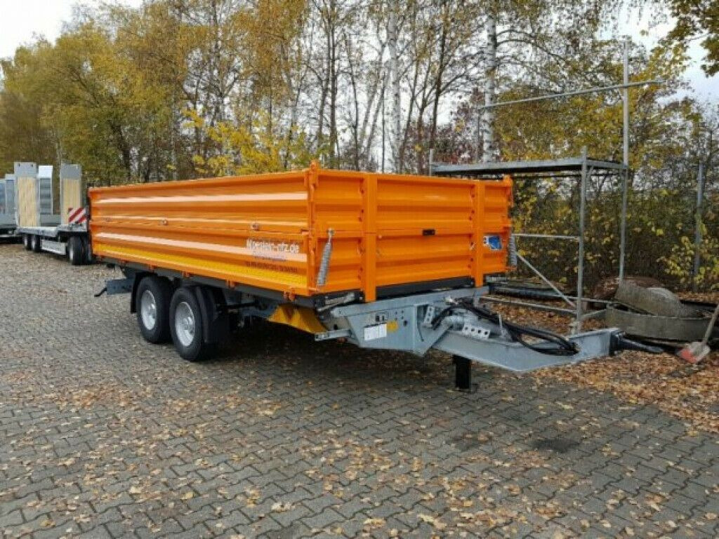 Möslein 13 t Tandem Kipper Tiefladermit Bordwand- Aufsa - Самосвальный прицеп: фото 5 Möslein 13 t Tandem Kipper Tiefladermit Bordwand- Aufsa - Самосвальный прицеп: фото 5