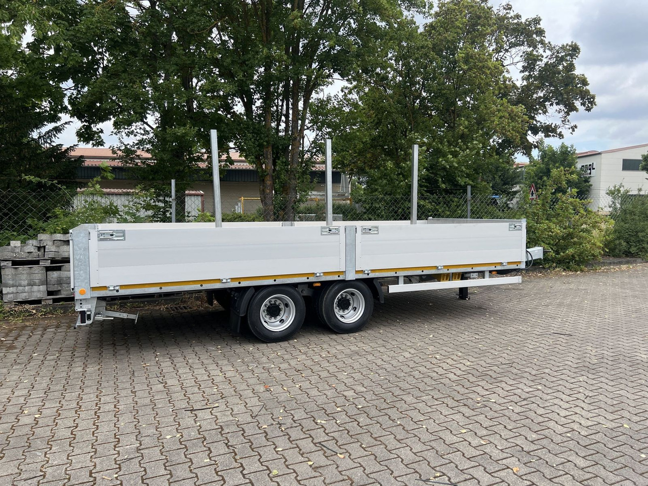 Möslein 14,4 t Tandem- Pritschenanhänger- Tieflader - Прицеп бортовой/ Платформа: фото 5 Möslein 14,4 t Tandem- Pritschenanhänger- Tieflader - Прицеп бортовой/ Платформа: фото 5