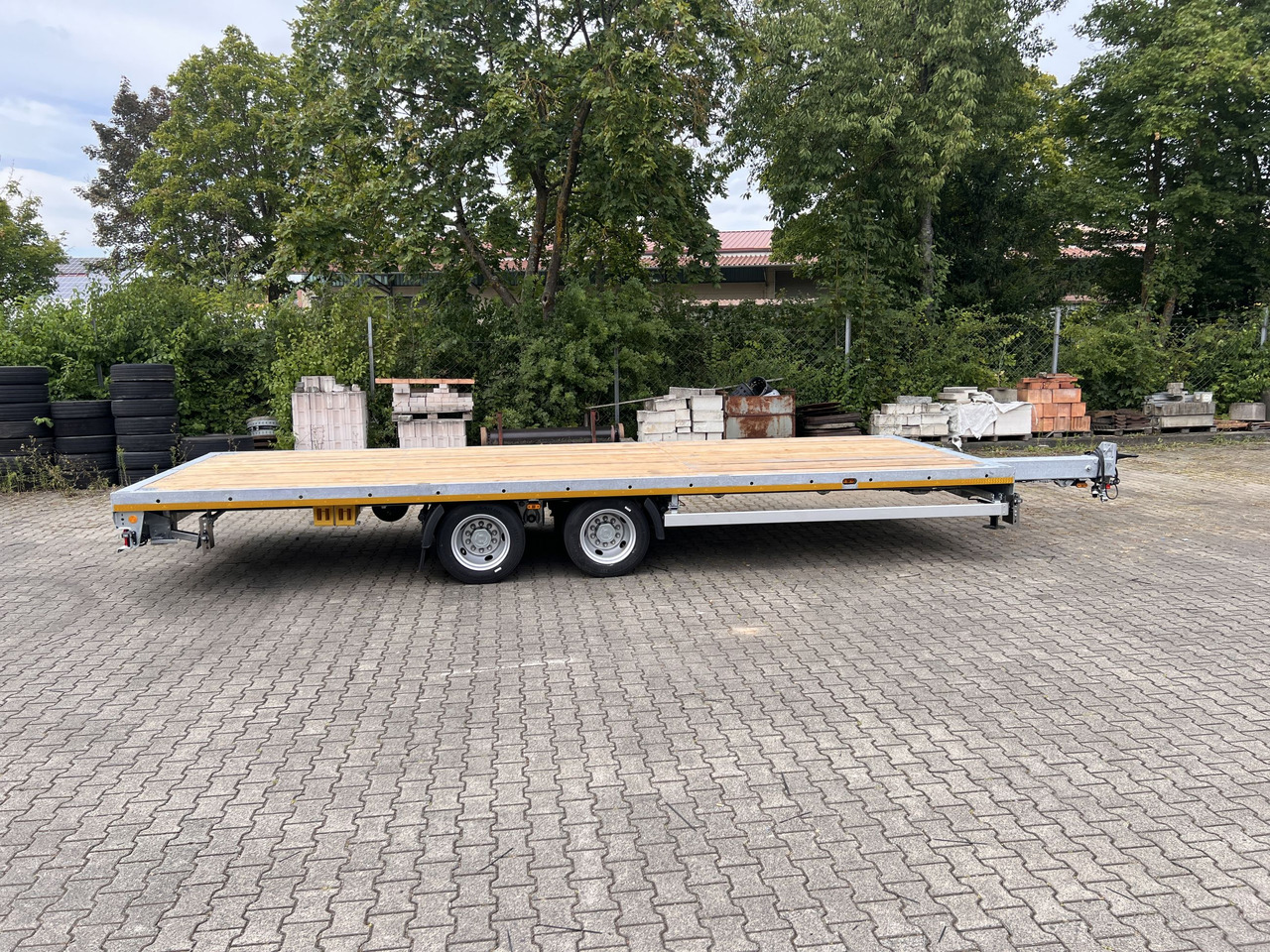 Möslein THT 14-G 7,20 L ausziehbar 13,9 t Tandemanhänger- Tieflader, ausziehbarLuftgefedert - Прицеп бортовой/ Платформа: фото 4 Möslein THT 14-G 7,20 L ausziehbar 13,9 t Tandemanhänger- Tieflader, ausziehbarLuftgefedert - Прицеп бортовой/ Платформа: фото 4