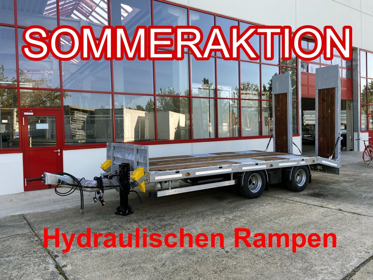Möslein TT21-7,2 Hydr 21 t Tandemtieflader, hydr. Rampen, NEU - Низкорамный прицеп: фото 1 Möslein TT21-7,2 Hydr 21 t Tandemtieflader, hydr. Rampen, NEU - Низкорамный прицеп: фото 1