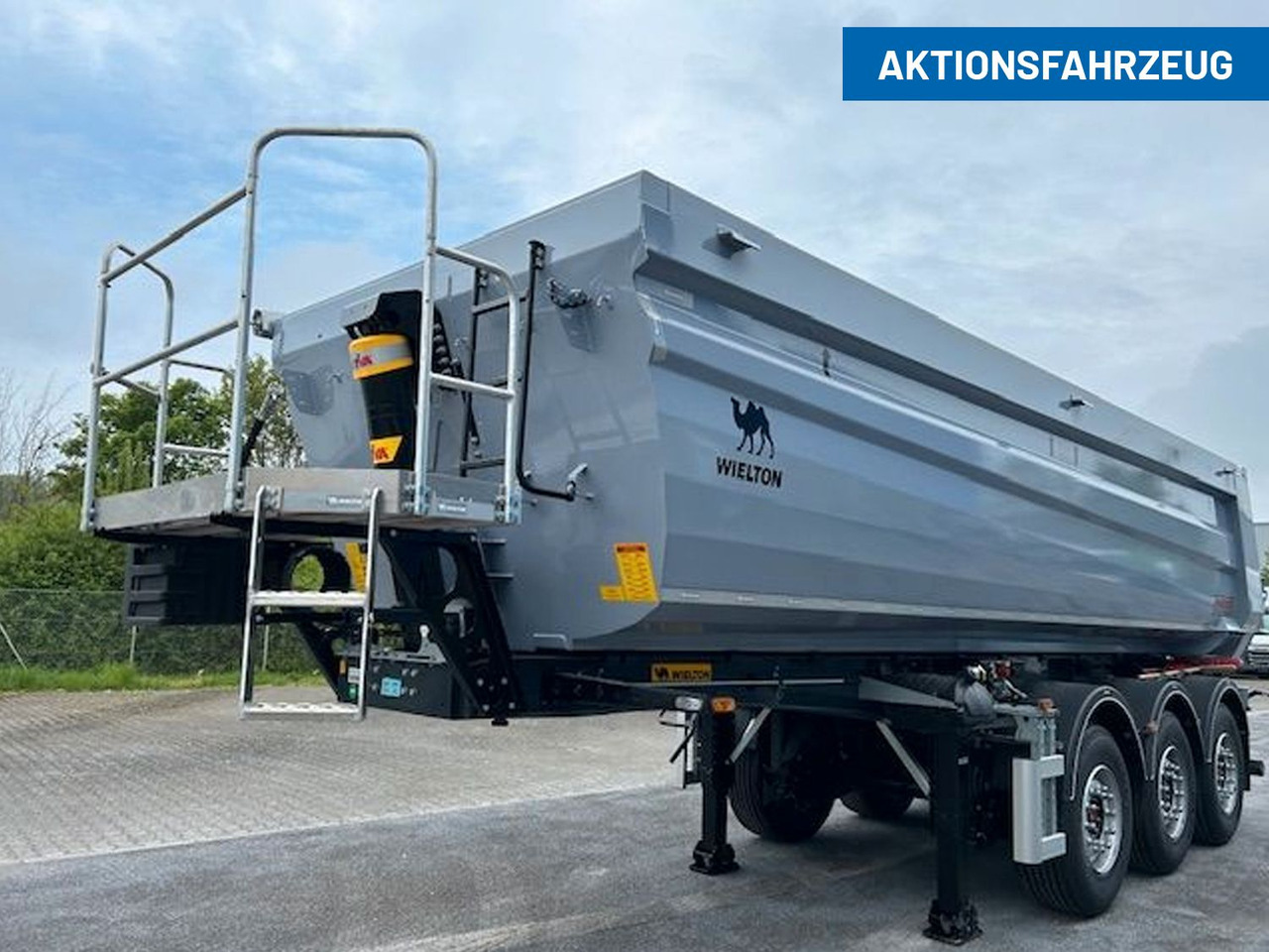 Самосвальный полуприцеп Wielton Strong Master 3-Achse Kippsattelauflieger 26 cbm: фото 1