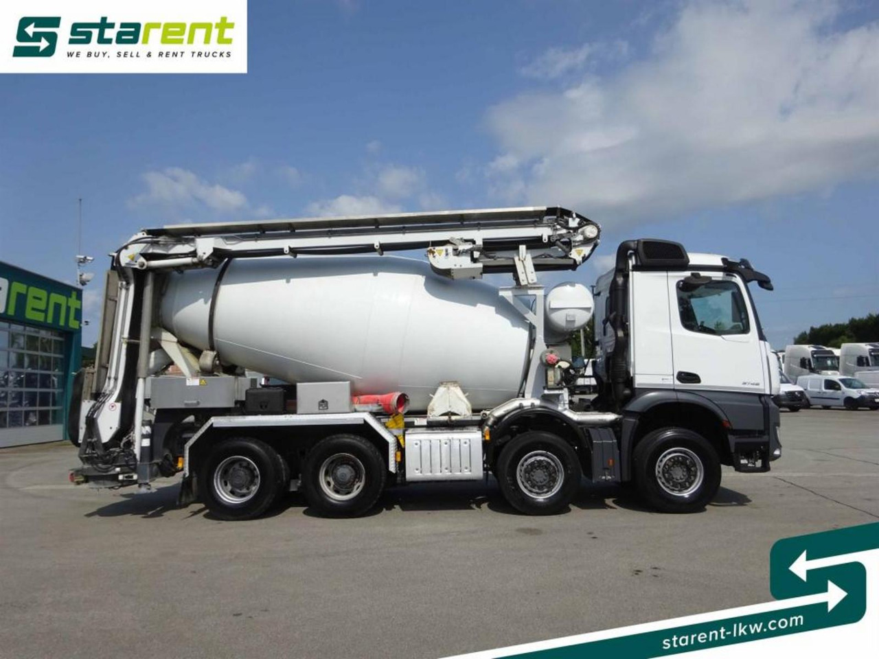 Mercedes Benz Arocs 3748 8x4 Liebherr Betonmischer + Förderband - Автобетоносмеситель: фото 4 Mercedes Benz Arocs 3748 8x4 Liebherr Betonmischer + Förderband - Автобетоносмеситель: фото 4