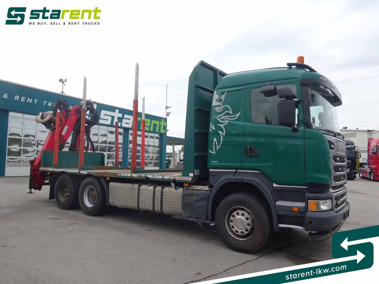 Scania R490 Holzaufbau mit Kran, MOTORPROBLEM - Лесовоз, Автоманипулятор: фото 3 Scania R490 Holzaufbau mit Kran, MOTORPROBLEM - Лесовоз, Автоманипулятор: фото 3