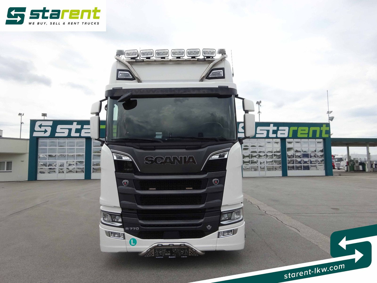 Scania R770 V8 Fahrzeugtransporter + Ziegler Anhänger - Грузовик бортовой/ Платформа: фото 2 Scania R770 V8 Fahrzeugtransporter + Ziegler Anhänger - Грузовик бортовой/ Платформа: фото 2