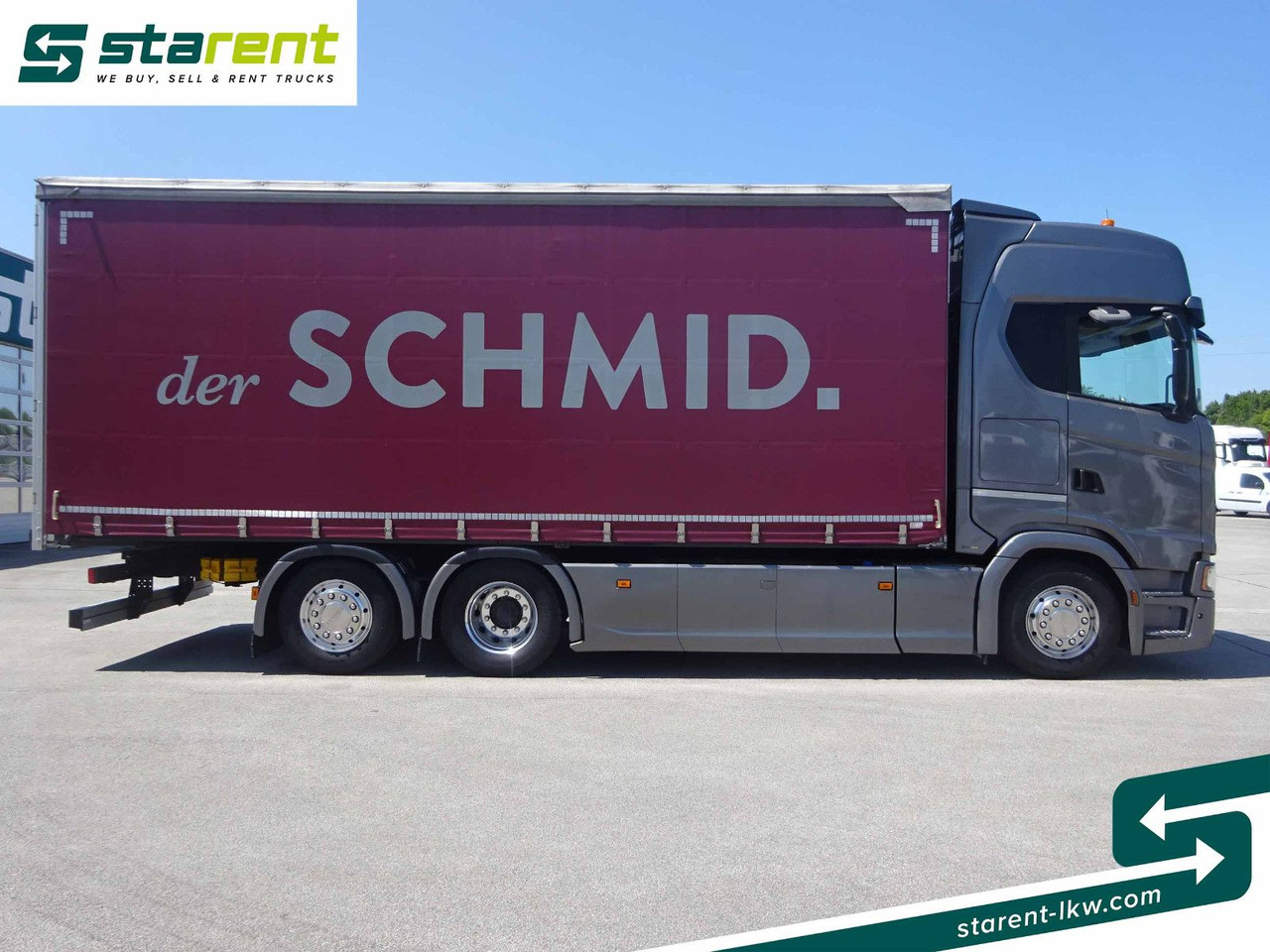 Scania S500 Planen Aufbau Schwarzmüller 6x2, Standklima - Тентованный грузовик: фото 4 Scania S500 Planen Aufbau Schwarzmüller 6x2, Standklima - Тентованный грузовик: фото 4