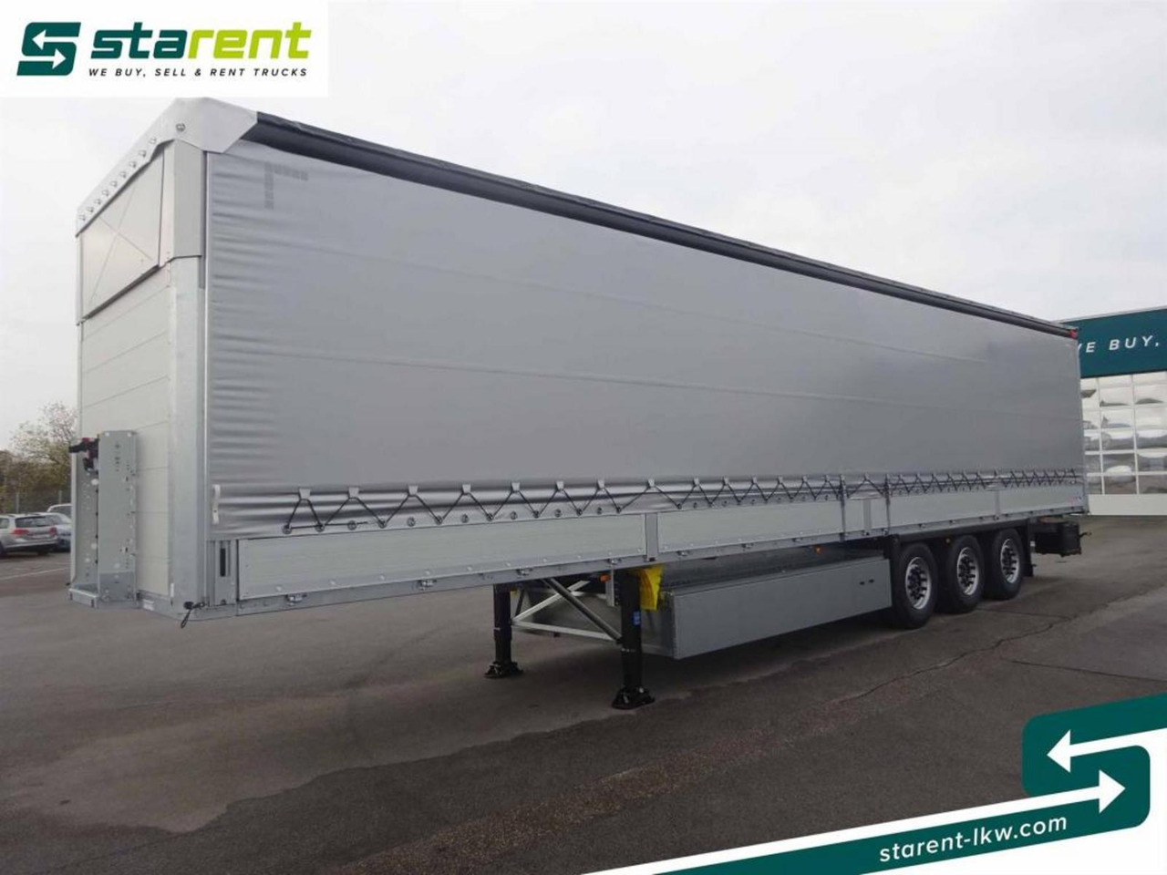 Schmitz Tautliner Bordwand 60cm Hubdach Liftachse Palka - Тентованный полуприцеп: фото 1 Schmitz Tautliner Bordwand 60cm Hubdach Liftachse Palka - Тентованный полуприцеп: фото 1