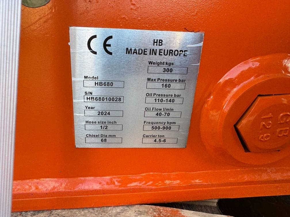 HB 680 hammer 4.5/6 ton - Гидромолот для Строительной техники: фото 5 HB 680 hammer 4.5/6 ton - Гидромолот для Строительной техники: фото 5
