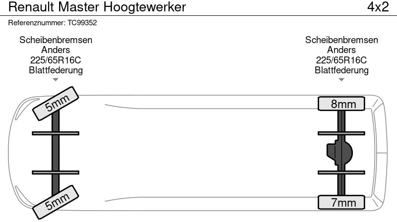 Renault Master Hoogtewerker - Фургон: фото 4 Renault Master Hoogtewerker - Фургон: фото 4