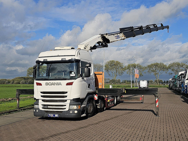 Scania R490 - Грузовик бортовой/ Платформа, Автоманипулятор: фото 2 Scania R490 - Грузовик бортовой/ Платформа, Автоманипулятор: фото 2
