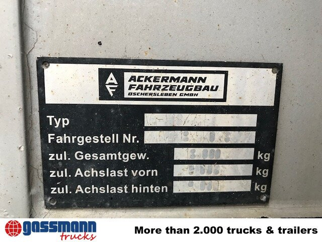 Ackermann VA-F 18/7.4E Kühlanhänger, Thermo-King, LBW - Прицеп-рефрижератор: фото 5 Ackermann VA-F 18/7.4E Kühlanhänger, Thermo-King, LBW - Прицеп-рефрижератор: фото 5