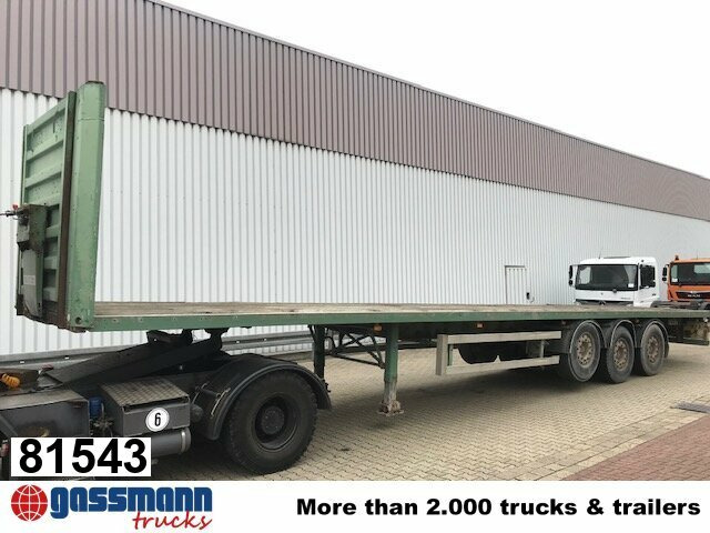 General Trailer SYY3FP Plattformauflieger, Liftachse - Полуприцеп бортовой/ Платформа: фото 1 General Trailer SYY3FP Plattformauflieger, Liftachse - Полуприцеп бортовой/ Платформа: фото 1