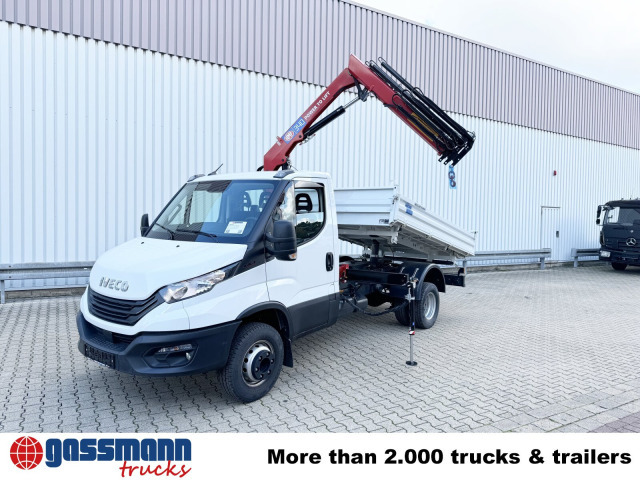 Новый Самосвал, Автоманипулятор Iveco Daily 70C18H 4x2 mit Kran HMF 340-K3, Funk: фото 8