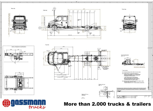 Iveco Daily 72C18H/P DK 4x2, Nebenantrieb - Грузовик-шасси: фото 5 Iveco Daily 72C18H/P DK 4x2, Nebenantrieb - Грузовик-шасси: фото 5