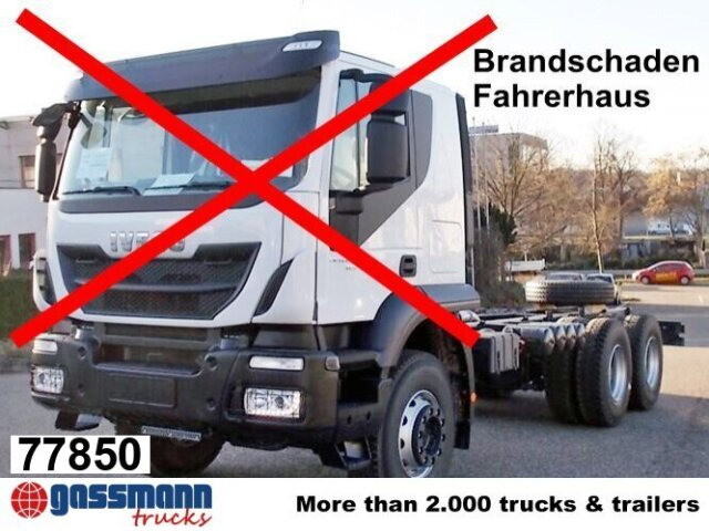 Iveco Trakker AD260T45 6x4, BRANDSCHADEN FAHRERHAUS! - Грузовик-шасси: фото 1 Iveco Trakker AD260T45 6x4, BRANDSCHADEN FAHRERHAUS! - Грузовик-шасси: фото 1