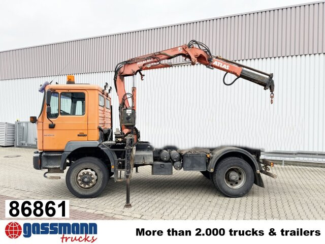 MAN 18.255 MAK 4x4 BB, Kran Atlas AK 85.1 A1 - Самосвал, Автоманипулятор: фото 1 MAN 18.255 MAK 4x4 BB, Kran Atlas AK 85.1 A1 - Самосвал, Автоманипулятор: фото 1