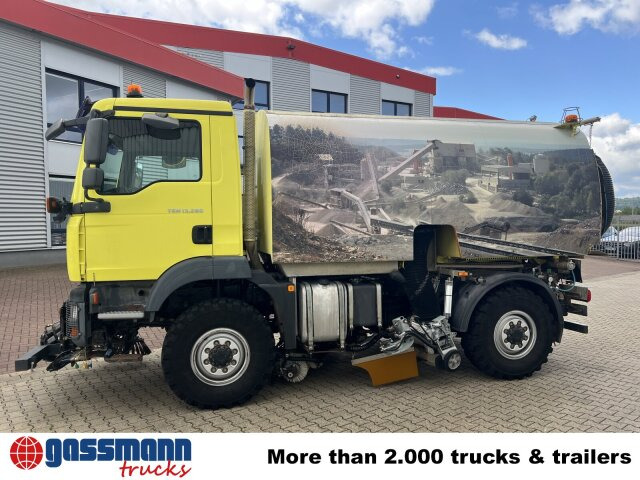 Подметально-уборочная машина MAN TGM 13.280 4X4 BL, Kehhrmaschine Nothelfer Kobit: фото 11