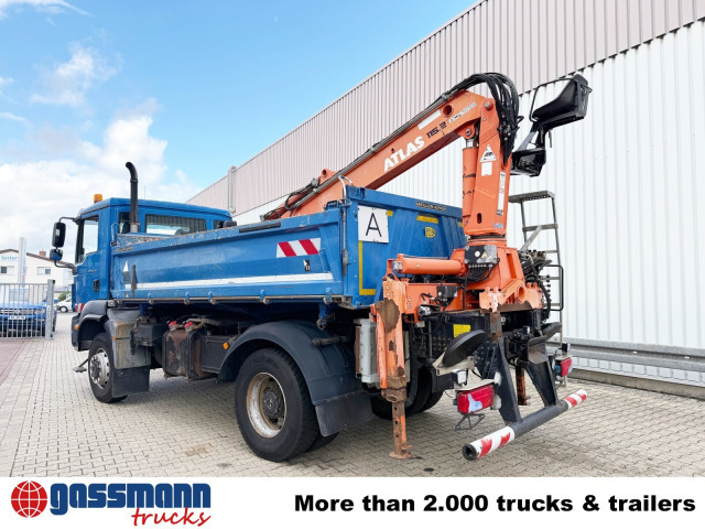 Самосвал, Автоманипулятор MAN TGM 18.290 4X4 BB, EEV, Heckkran Atlas AK: фото 14