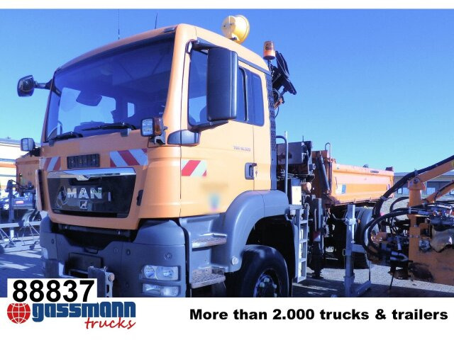 MAN TGS 18.320 4x4 BB, Winterdienstausstattung, Kran - Самосвал, Автоманипулятор: фото 1 MAN TGS 18.320 4x4 BB, Winterdienstausstattung, Kran - Самосвал, Автоманипулятор: фото 1