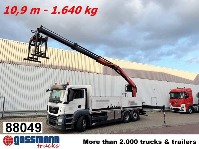 MAN TGS 26.420 6x2-4 LL, Navi, Lenk-/Liftachse, - Грузовик бортовой/ Платформа, Автоманипулятор: фото 1 MAN TGS 26.420 6x2-4 LL, Navi, Lenk-/Liftachse, - Грузовик бортовой/ Платформа, Автоманипулятор: фото 1