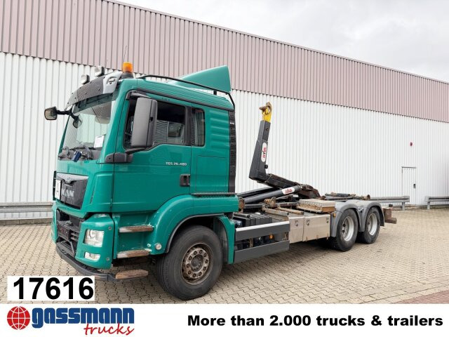 MAN TGS 26.480 6x4 BL, Motorabtrieb, Navi, Intarder, - Крюковой мультилифт: фото 1 MAN TGS 26.480 6x4 BL, Motorabtrieb, Navi, Intarder, - Крюковой мультилифт: фото 1