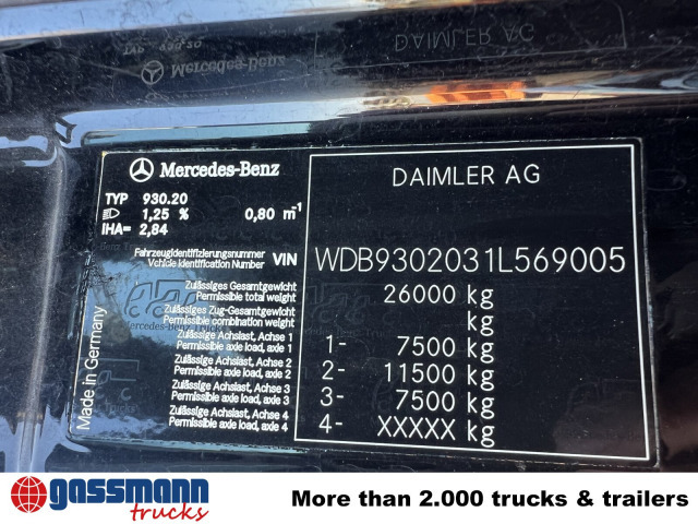 Mercedes-Benz Actros 2541 L 6x2, Fahrschulausstattung, - Грузовик с закрытым кузовом: фото 5 Mercedes-Benz Actros 2541 L 6x2, Fahrschulausstattung, - Грузовик с закрытым кузовом: фото 5